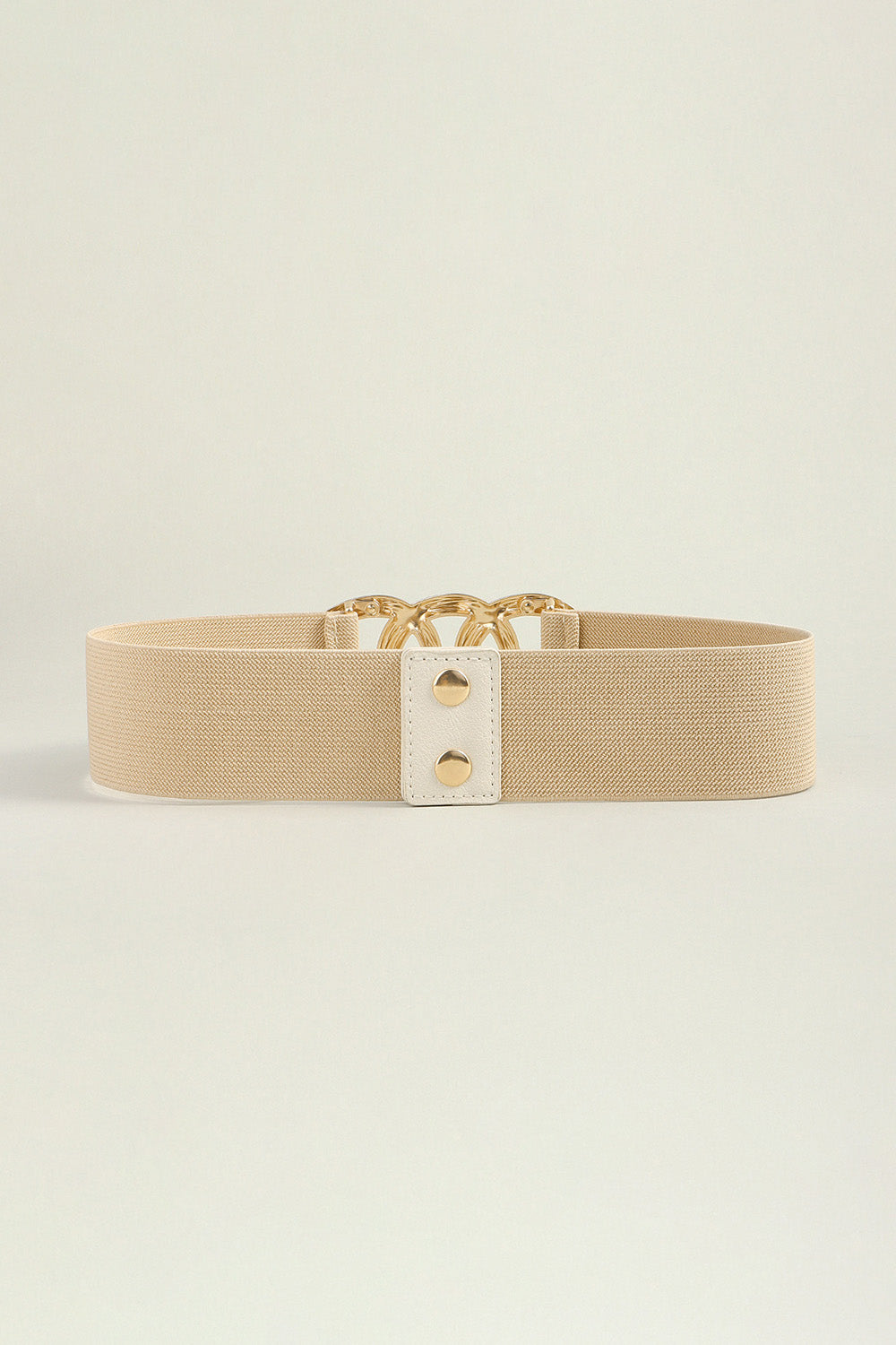 Zinc Alloy Buckle Elastic Wide Belt - Shimmervee