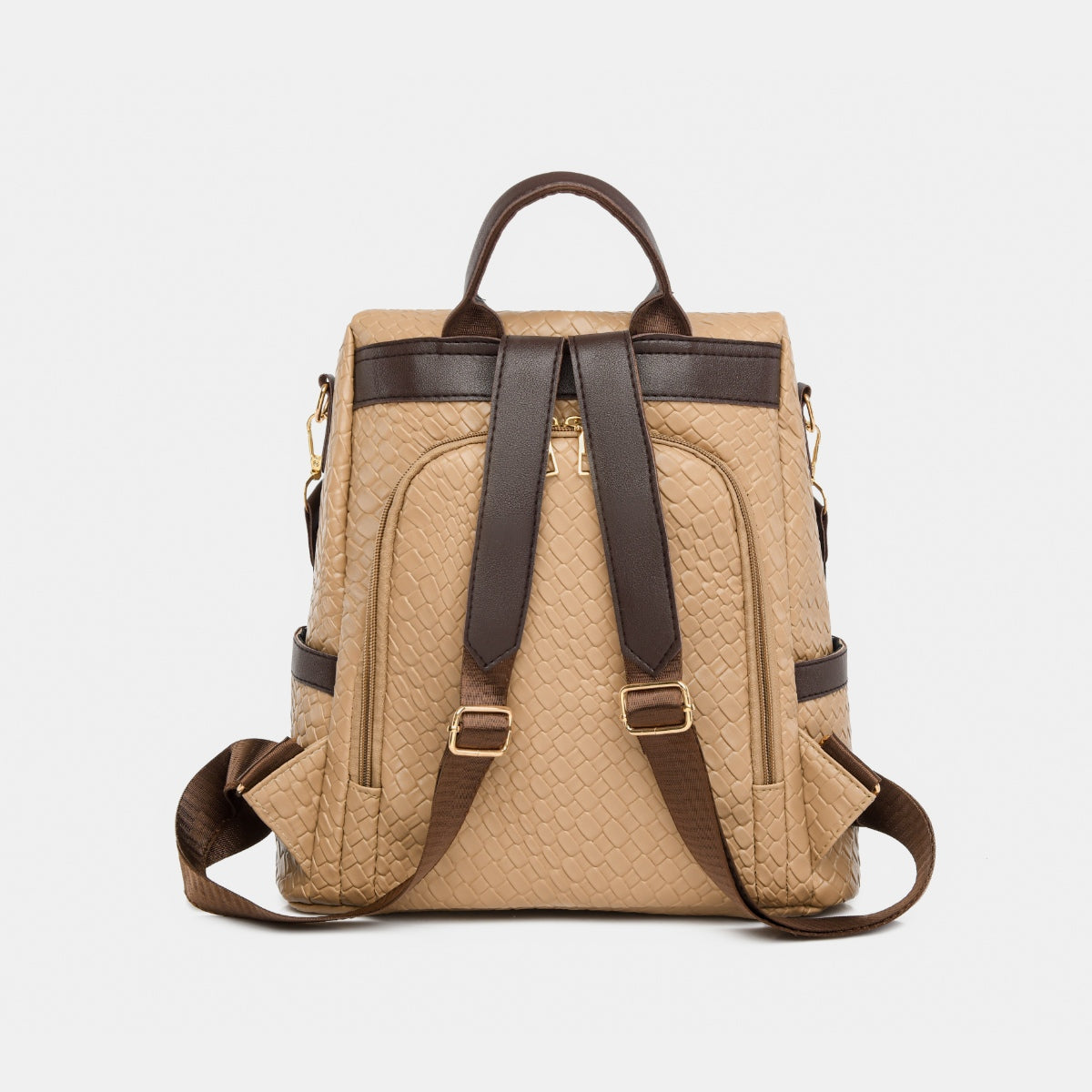 PU Leather Backpack Bag - Shimmervee