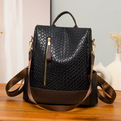 PU Leather Backpack Bag - Shimmervee