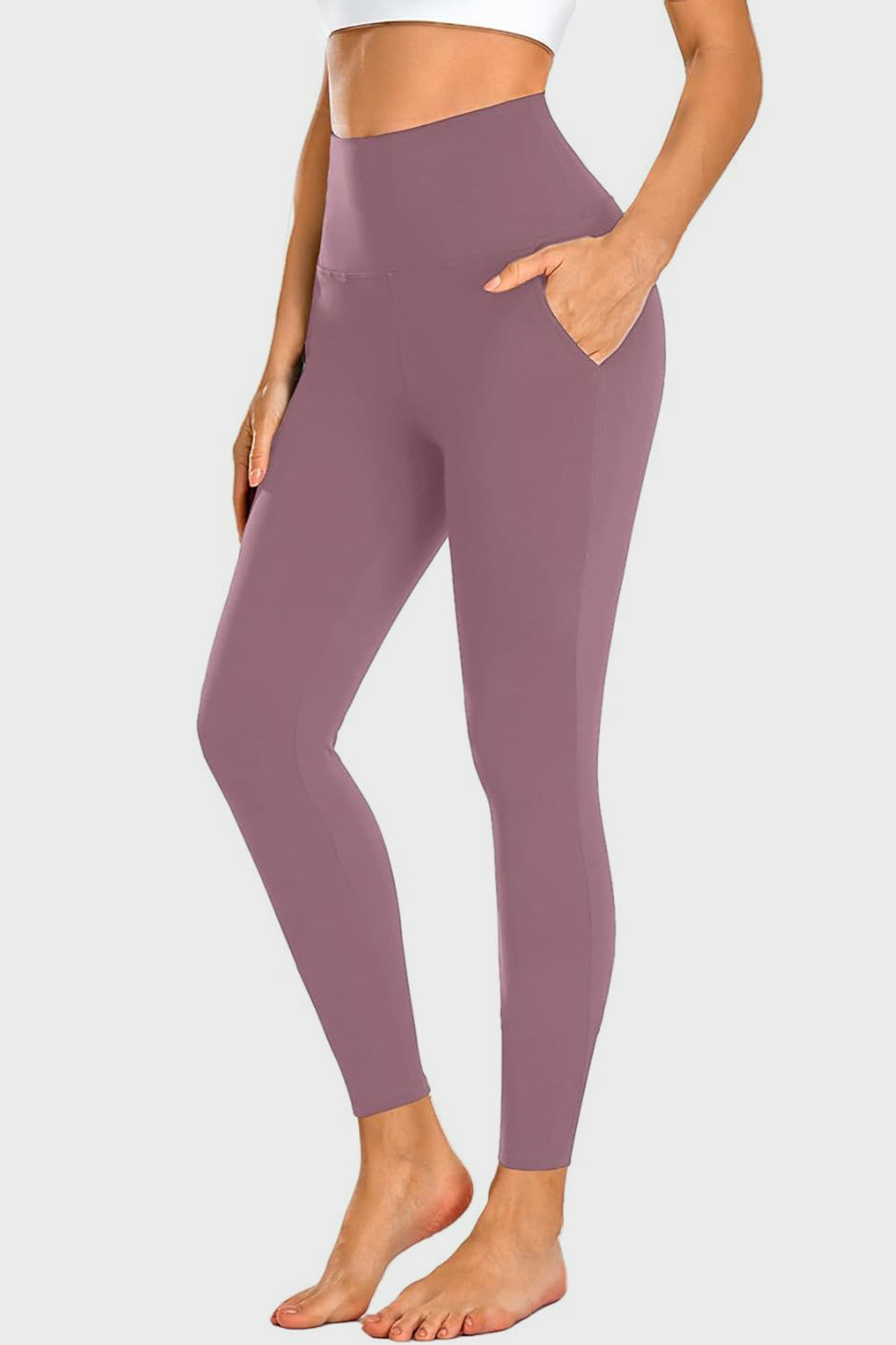 Pocketed High Waist Active Leggings - Shimmervee