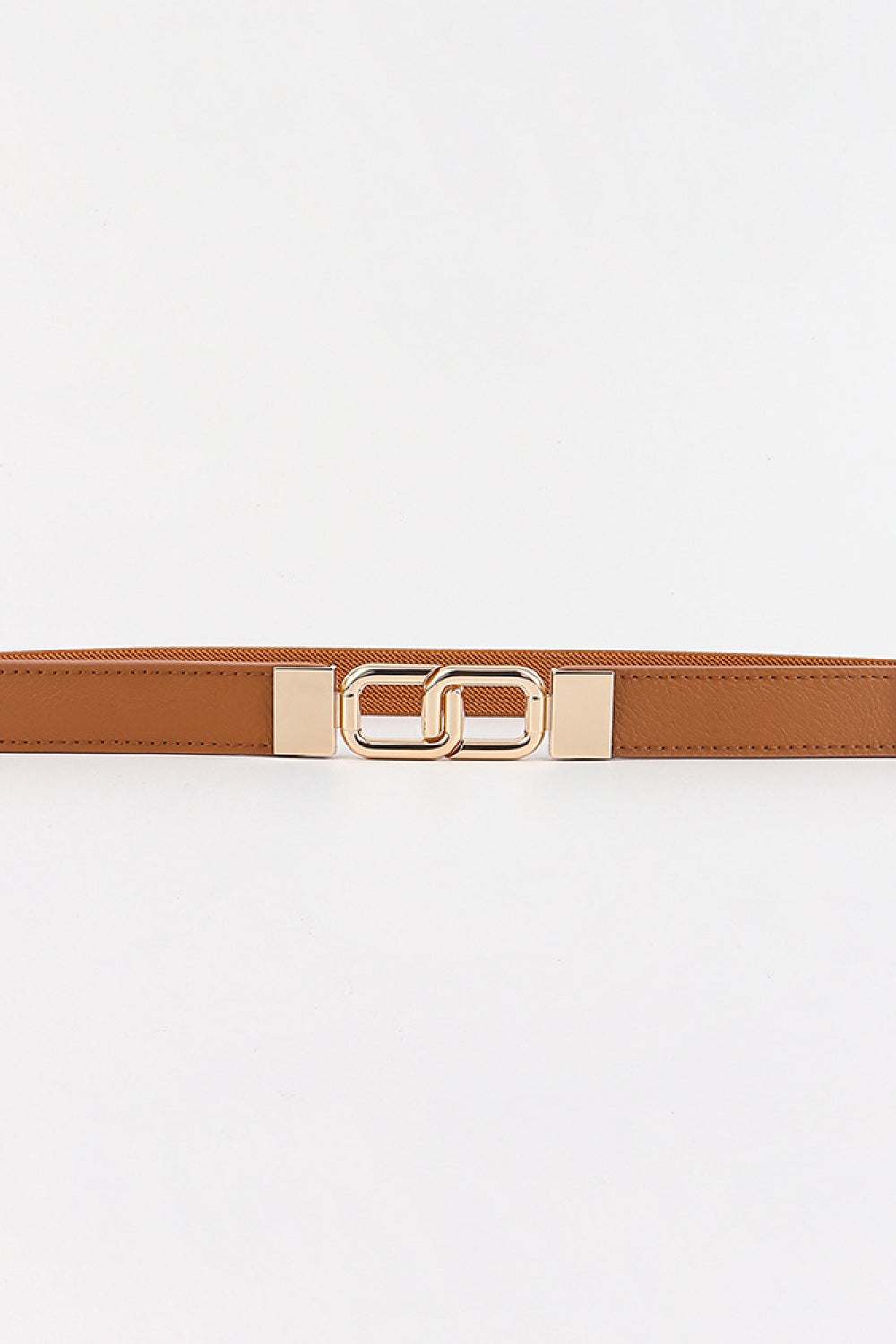 Geometric Double Buckle Elastic Belt - Shimmervee