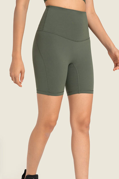 Millennia Seamless High-Rise Wide Waistband Biker Shorts