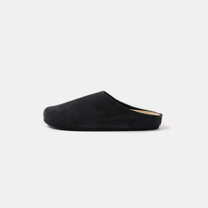 Suede Round Toe Slip-Ons - Shimmervee