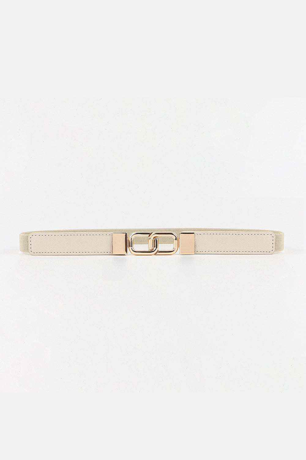 Geometric Double Buckle Elastic Belt - Shimmervee