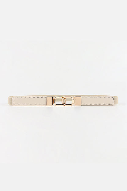 Geometric Double Buckle Elastic Belt - Shimmervee