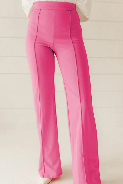 High Waist Straight Leg Pants