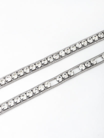 Rhinestone Metal Belt