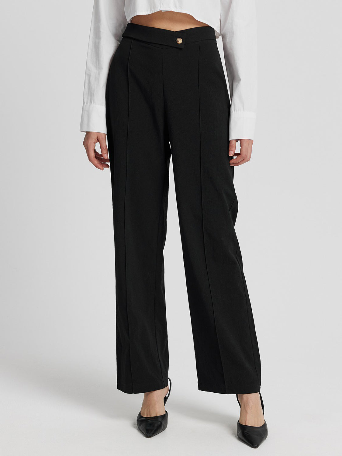 Honey High Waist Straight Pants