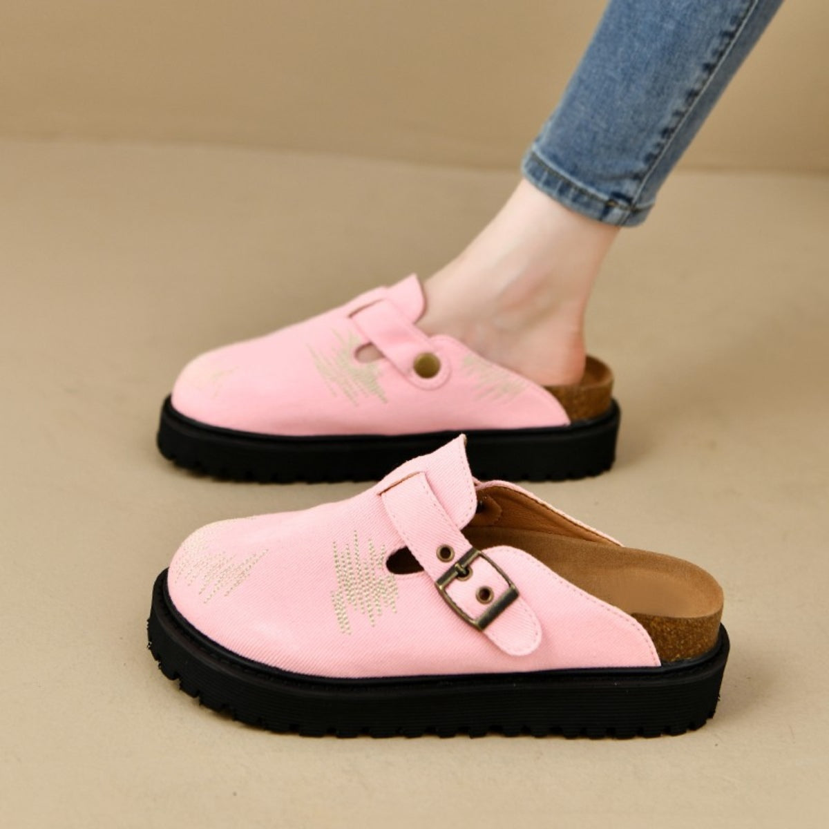 Round Toe Platform Loafers - Shimmervee