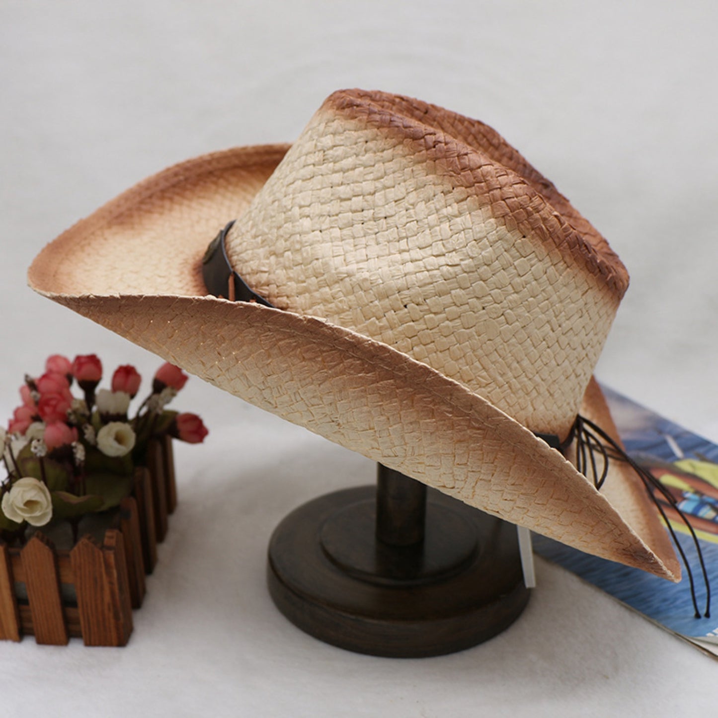 Papyrus Wide Brim Cowboy Hat - Shimmervee