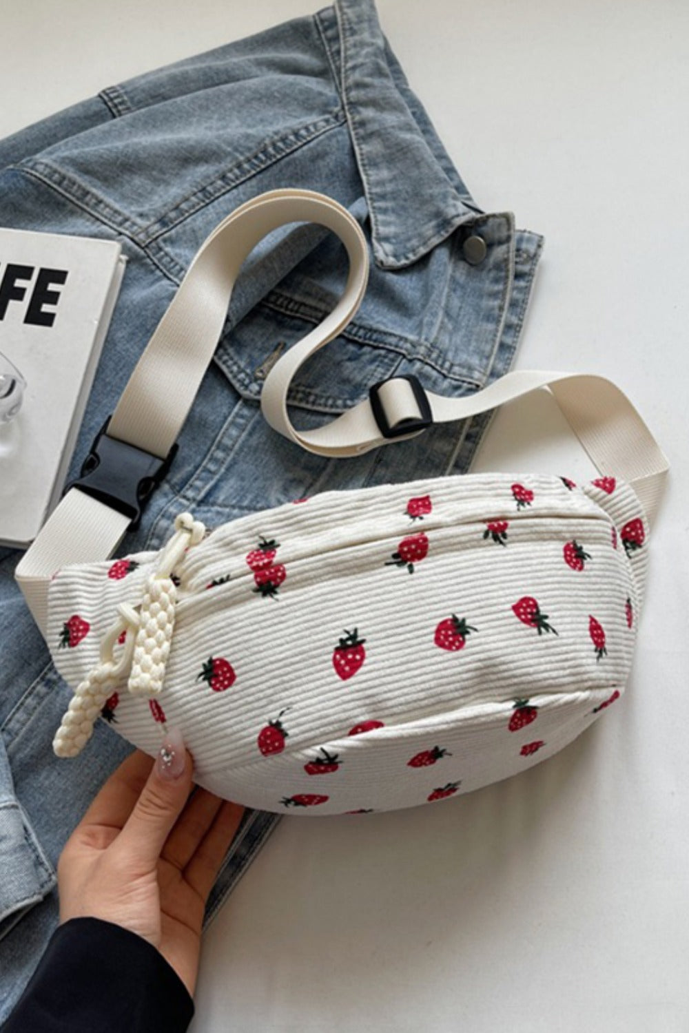 Printed Adjustable Strap Sling Bag - Shimmervee