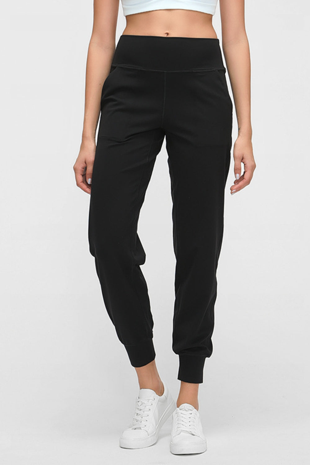 Millennia Wide Waistband Slant Pocket Pants