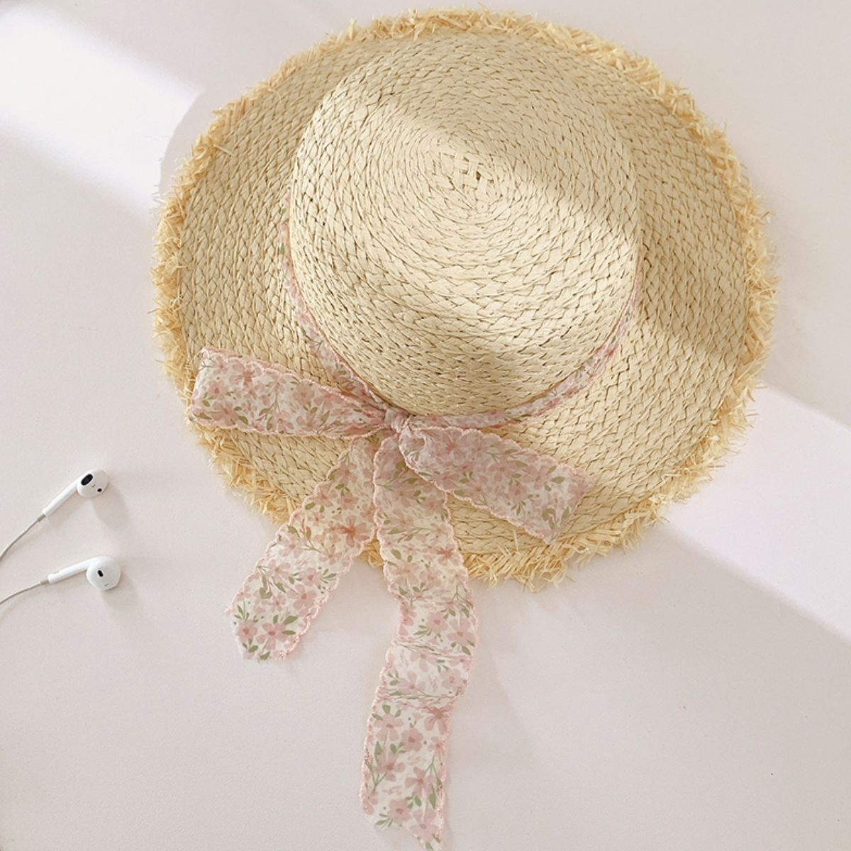 Raffia Straw Braided Sun Hat - Shimmervee