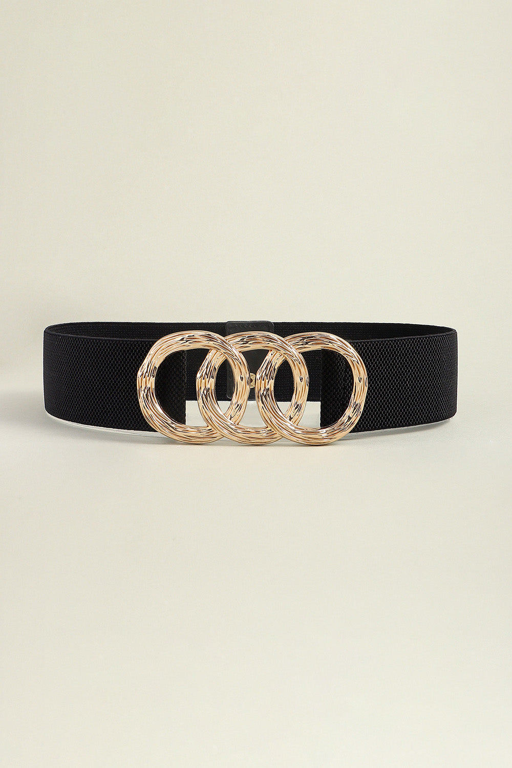 Zinc Alloy Buckle Elastic Wide Belt - Shimmervee