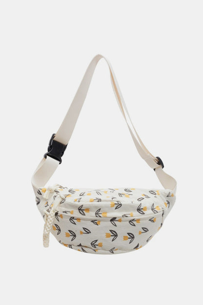 Printed Adjustable Strap Sling Bag - Shimmervee