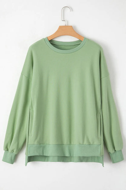 Round Neck Long Sleeve Sweatshirt