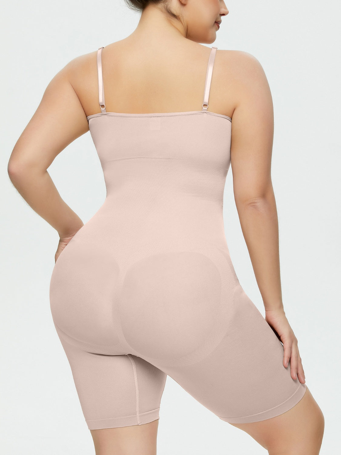 Full Size Spaghetti Strap Shaping Romper - Shimmervee