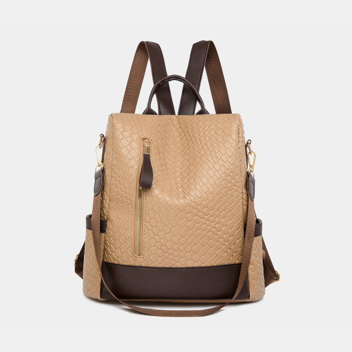 PU Leather Backpack Bag - Shimmervee