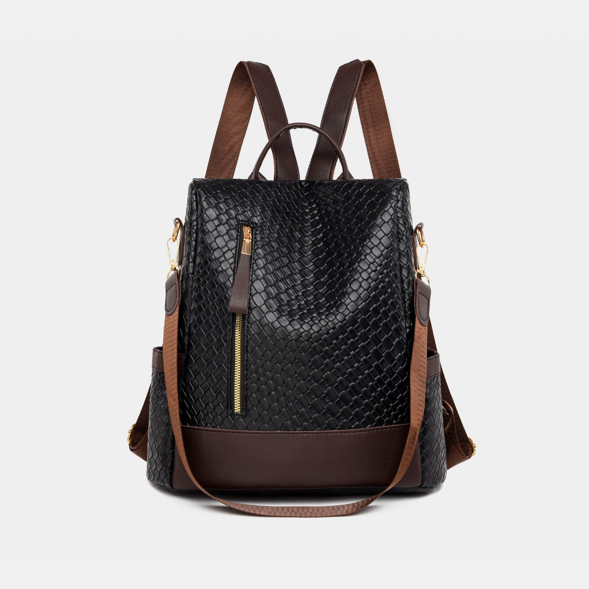 PU Leather Backpack Bag - Shimmervee