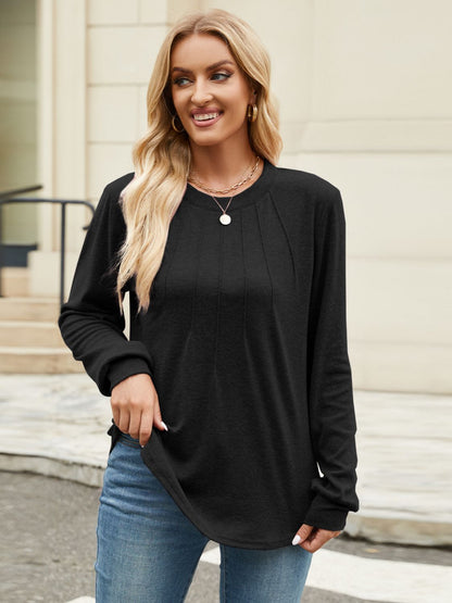 Round Neck Long Sleeve T-Shirt