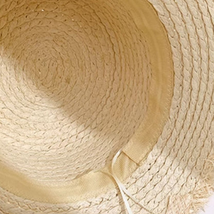 Raffia Straw Braided Sun Hat - Shimmervee