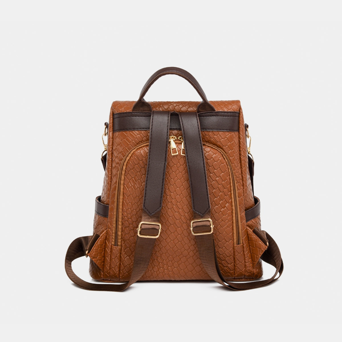 PU Leather Backpack Bag - Shimmervee