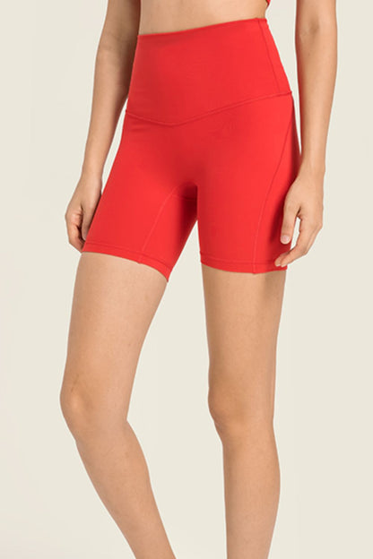 Millennia Seamless High-Rise Wide Waistband Biker Shorts