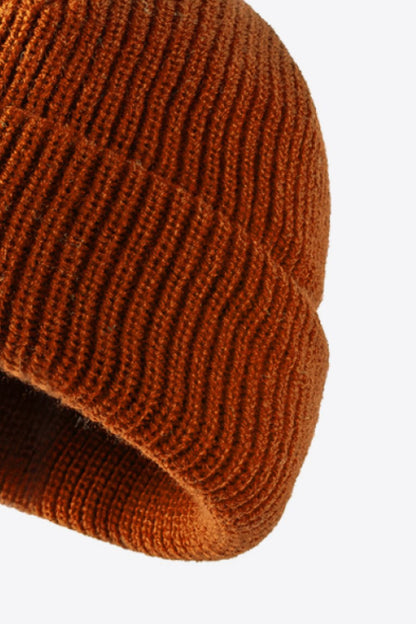 Calling For Winter Rib-Knit Beanie