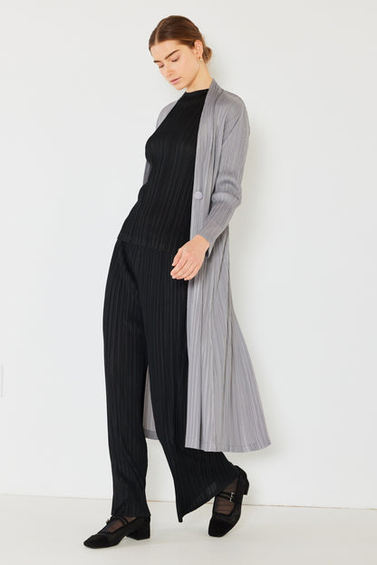 Marina West Swim Pleated Long Sleeve Cardigan