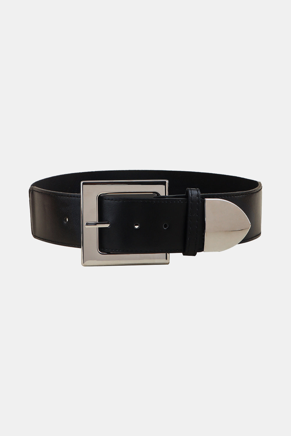 Zinc Alloy Buckle PU Leather Belt - Shimmervee