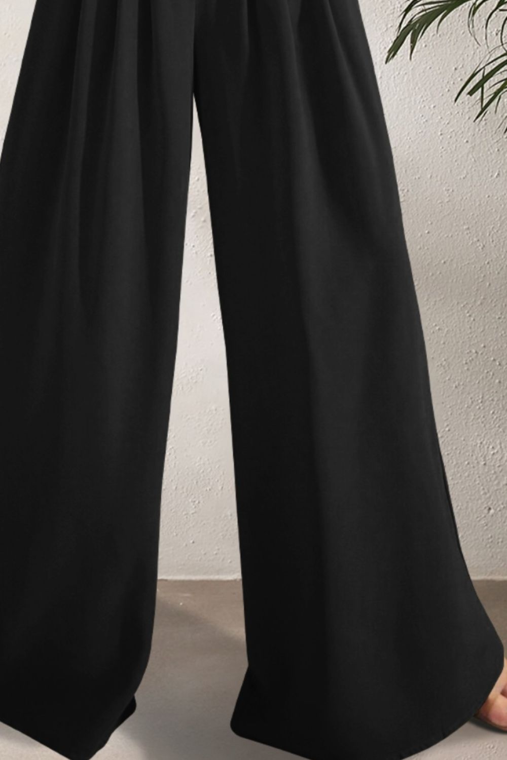 FAM-FAM High Waist Wide Leg Pants