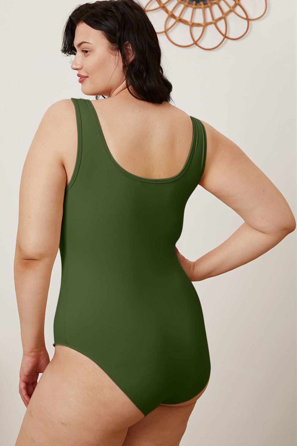 Basic Bae Full Size Square Neck Sleeveless Bodysuit - Shimmervee