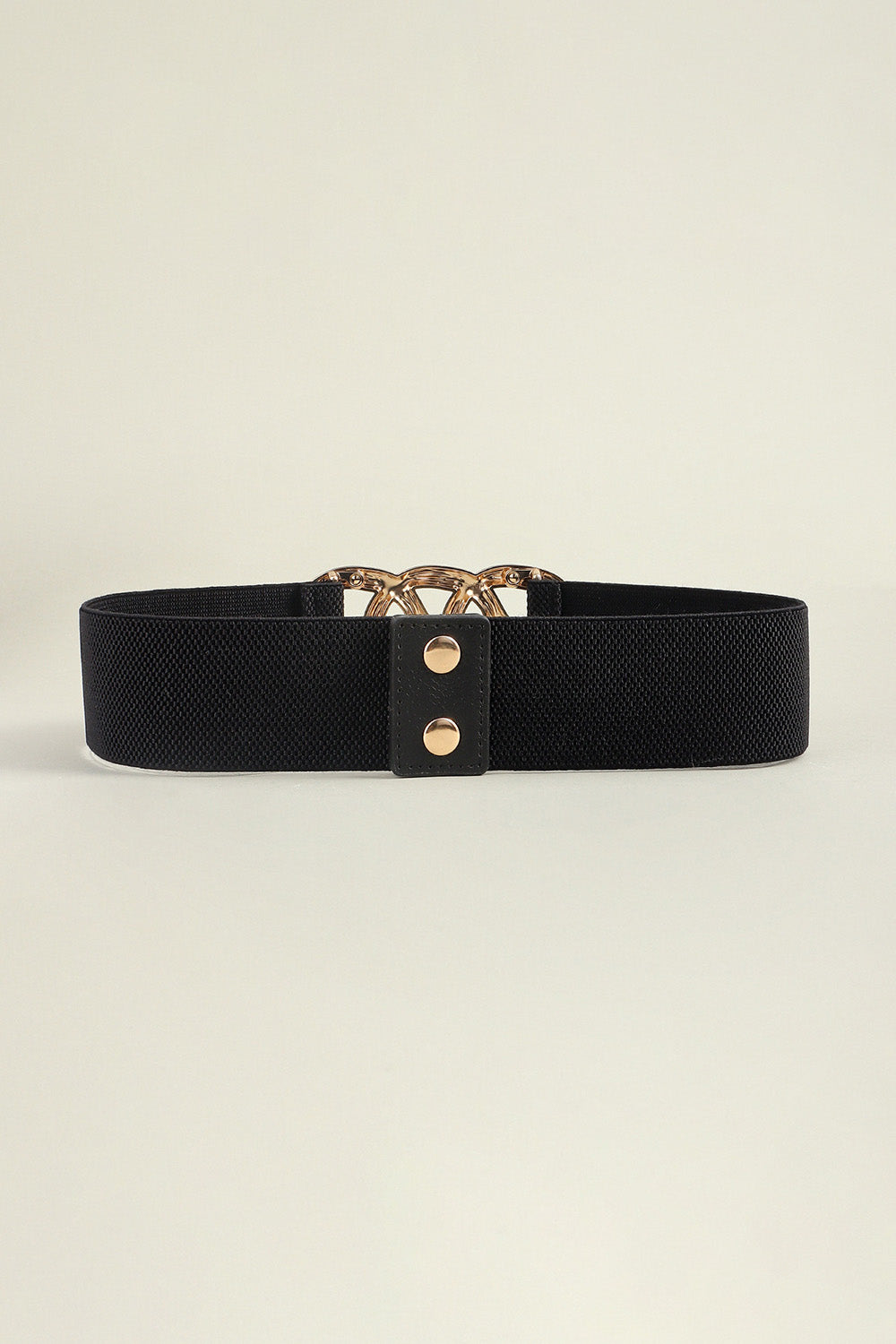 Zinc Alloy Buckle Elastic Wide Belt - Shimmervee