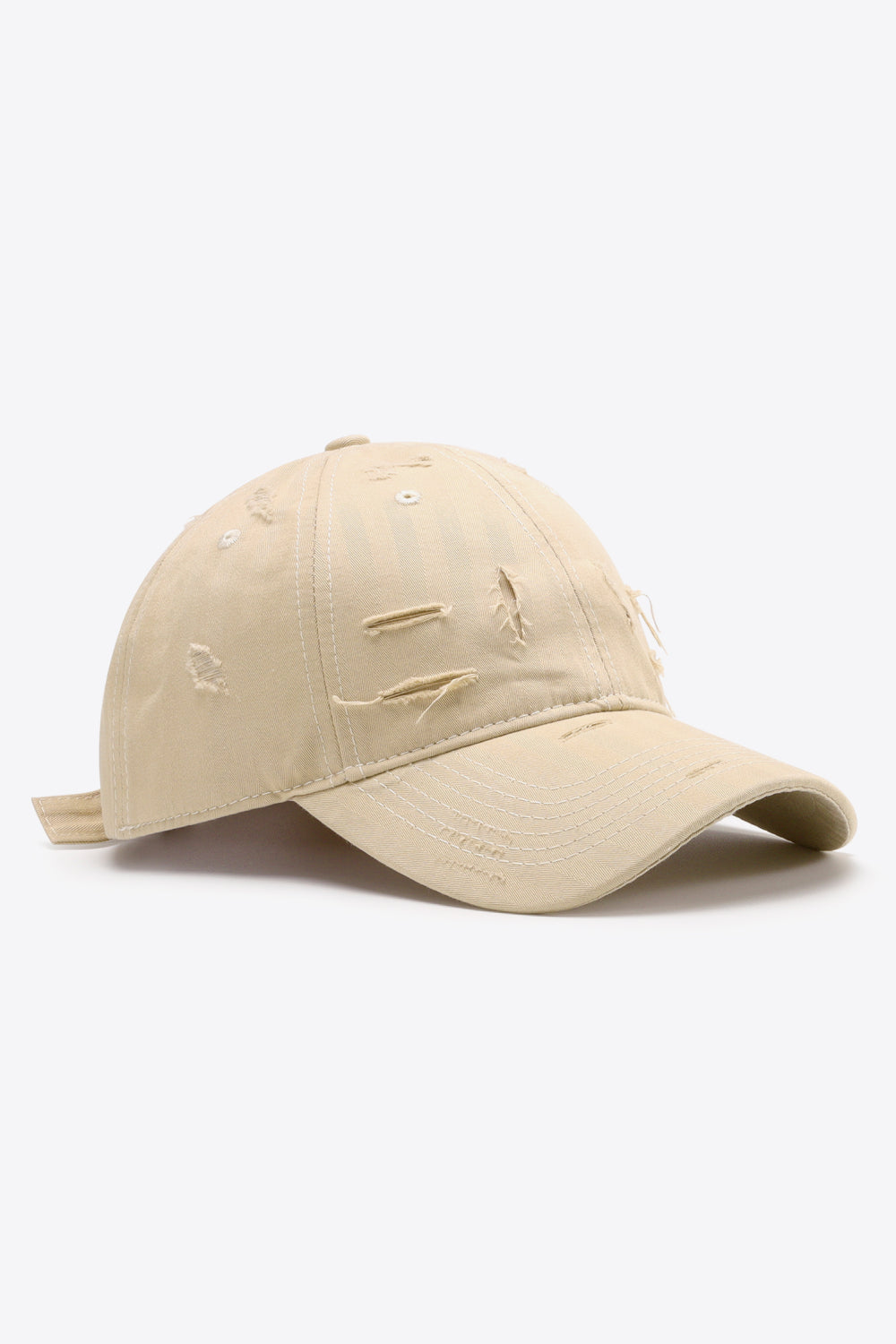 Distressed Adjustable Baseball Cap - Shimmervee