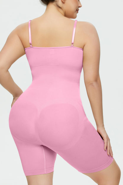 Full Size Spaghetti Strap Shaping Romper - Shimmervee