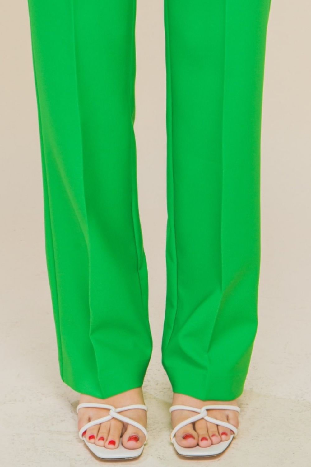 Love Tree High Waist Straight Pants - Shimmervee