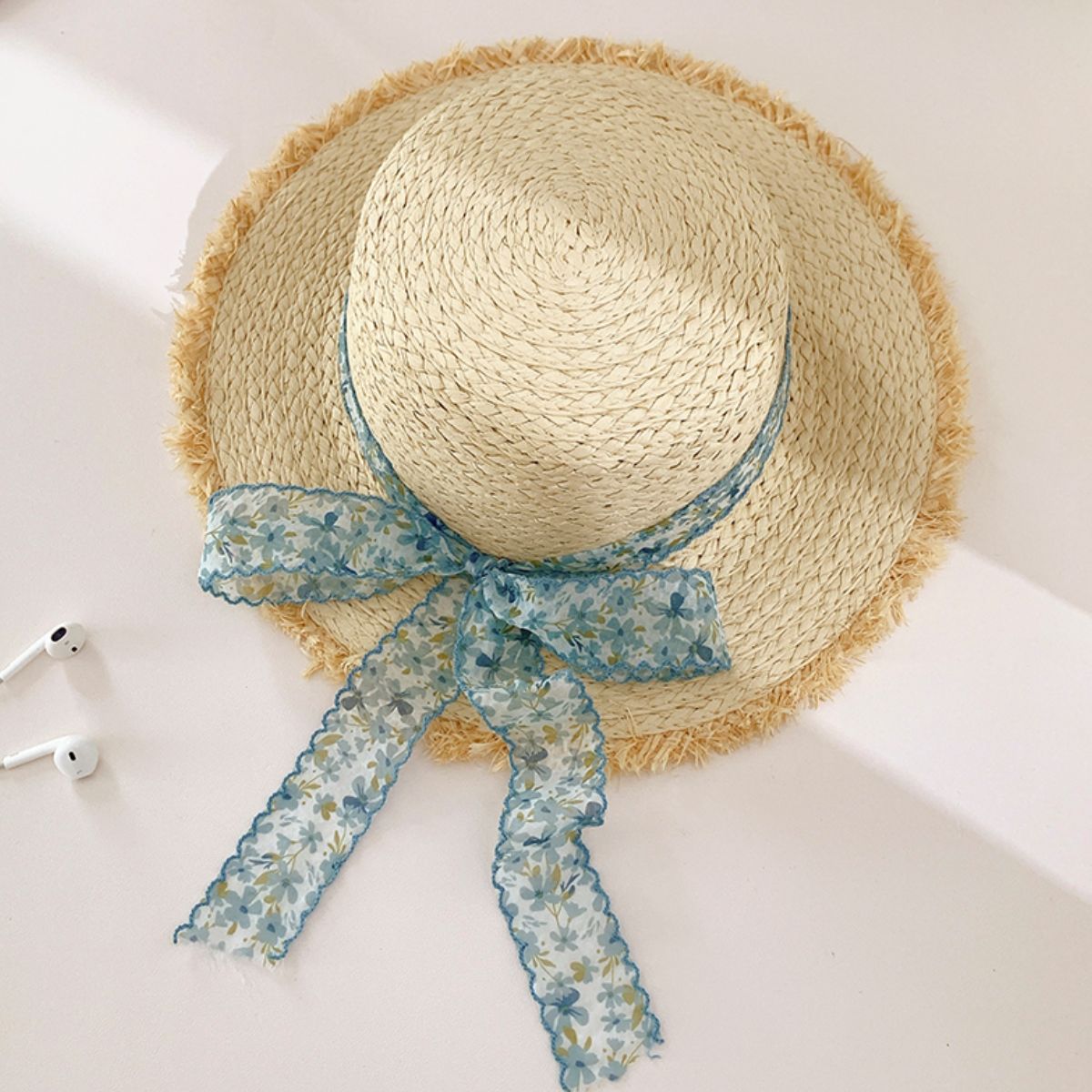 Raffia Straw Braided Sun Hat - Shimmervee