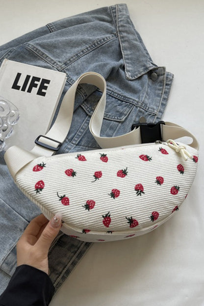 Printed Adjustable Strap Sling Bag - Shimmervee