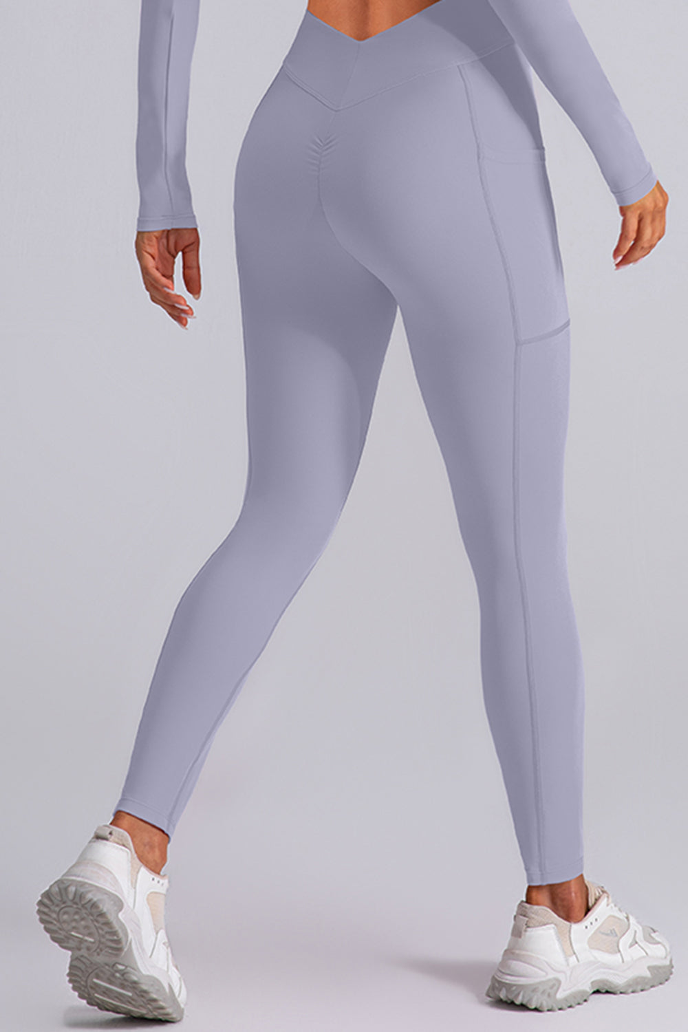 High Waist Active Leggings with Pockets - Shimmervee