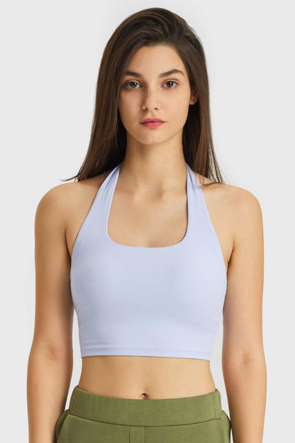 Millennia Breathable Halter Neck Sports Bra