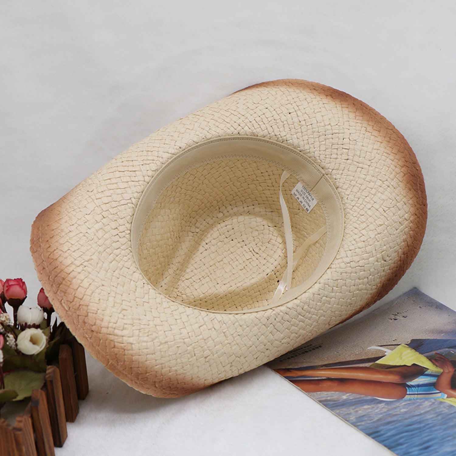 Papyrus Wide Brim Cowboy Hat - Shimmervee