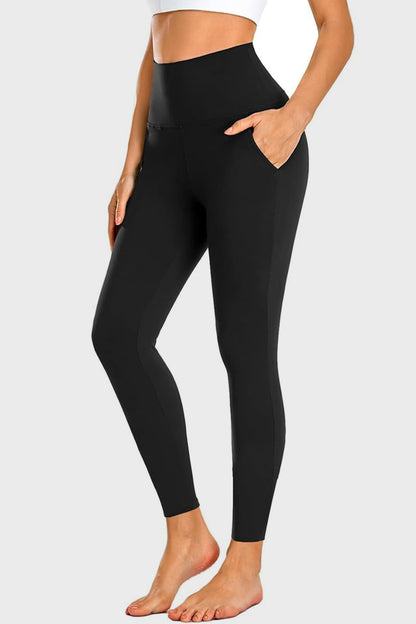 Pocketed High Waist Active Leggings - Shimmervee