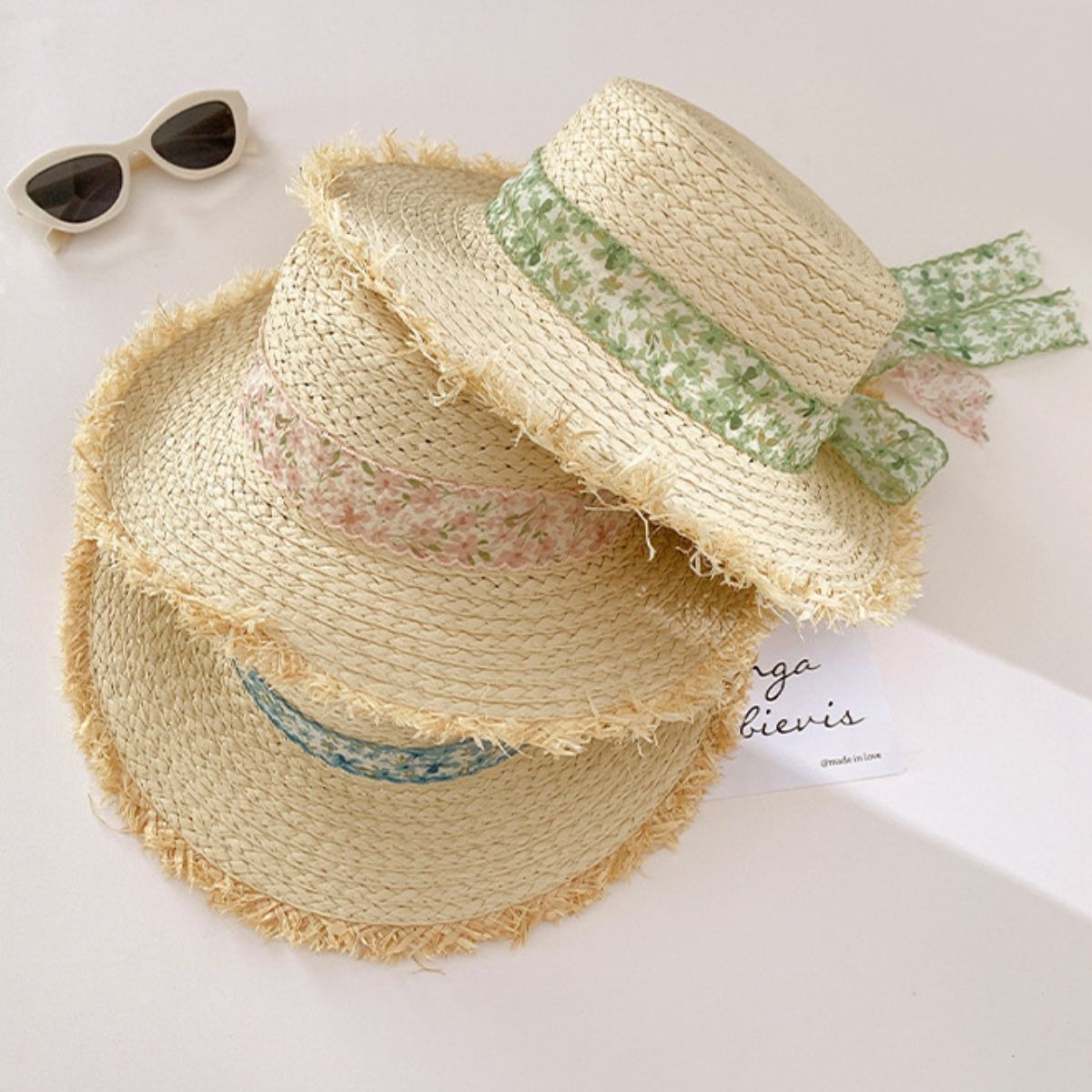 Raffia Straw Braided Sun Hat - Shimmervee