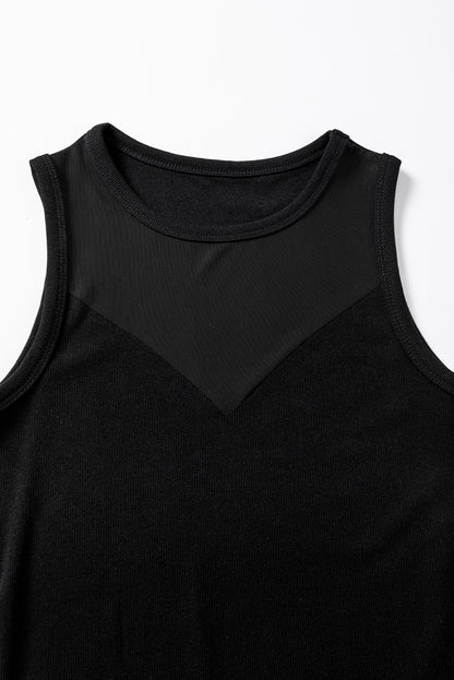 Round Neck Sleeveless Bodysuit - Shimmervee