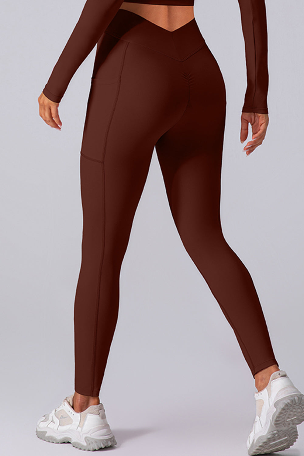 High Waist Active Leggings with Pockets - Shimmervee