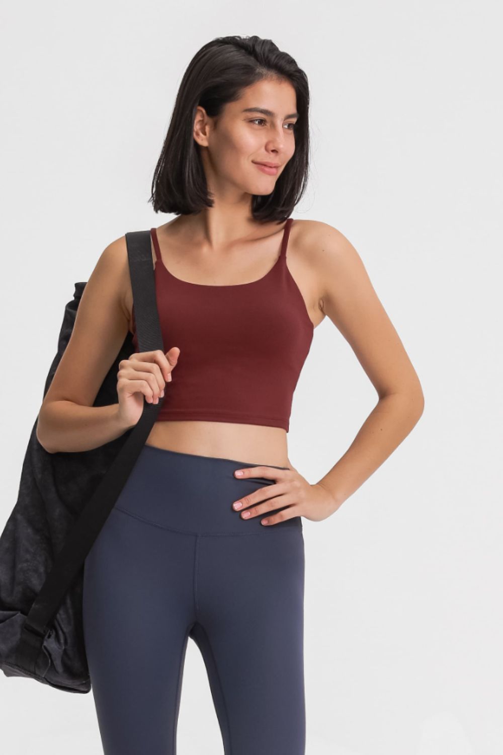 Millennia Feel Like Skin Scoop Neck Sports Cami