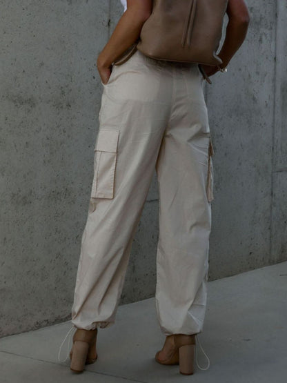 Drawstring Pants with Pockets