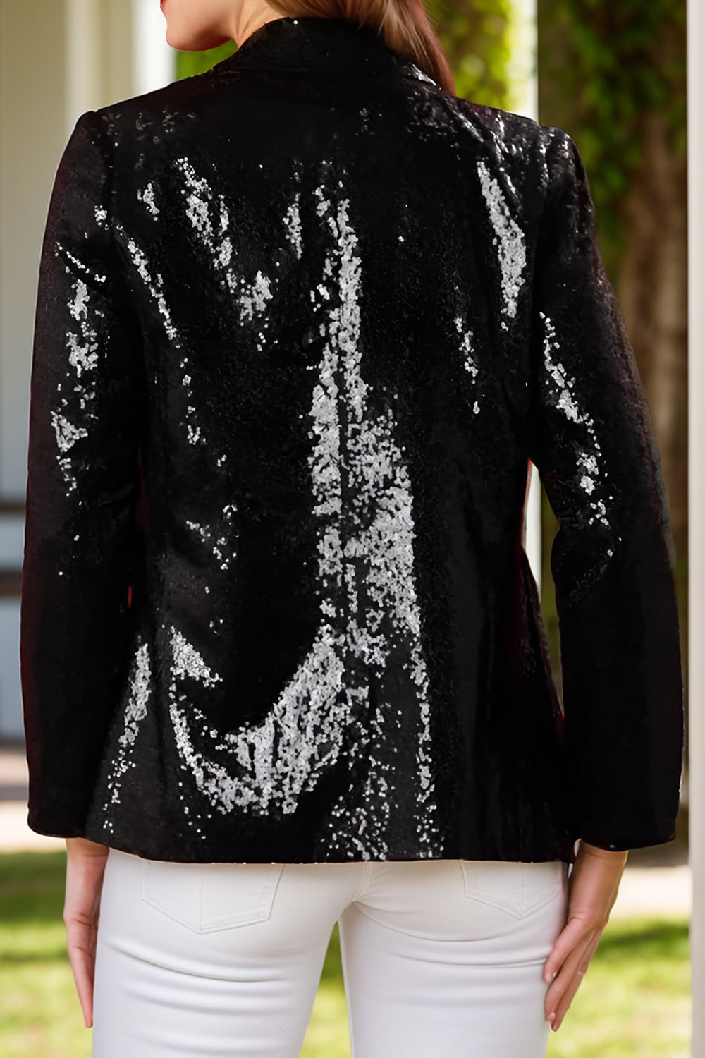 Sequin Nutcracker Long Sleeve Blazer - Shimmervee