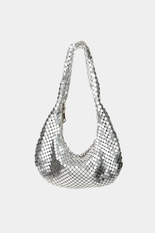 Fame Sequin Disc Handbag