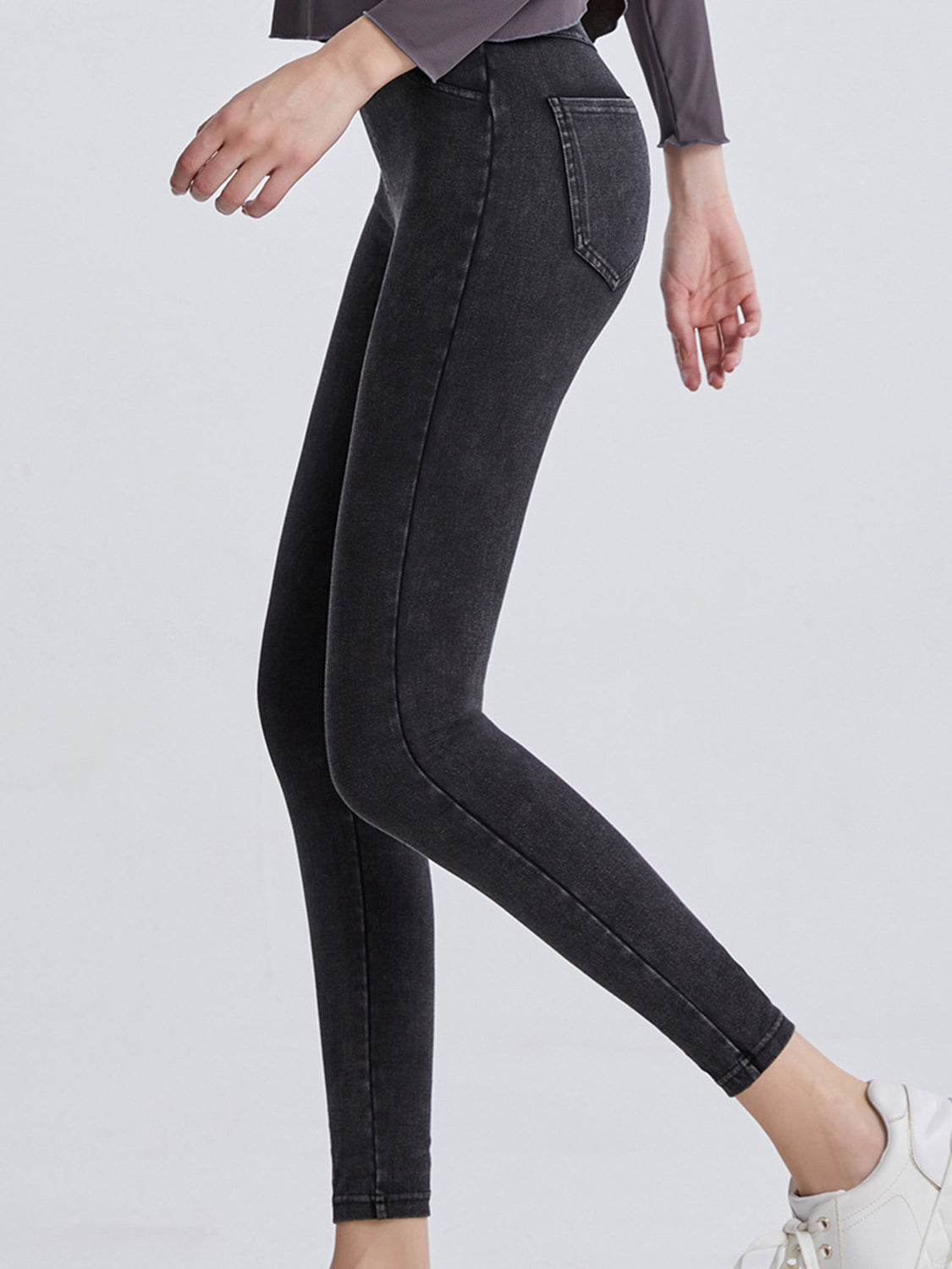 Wide Waistband Sports Leggings - Shimmervee